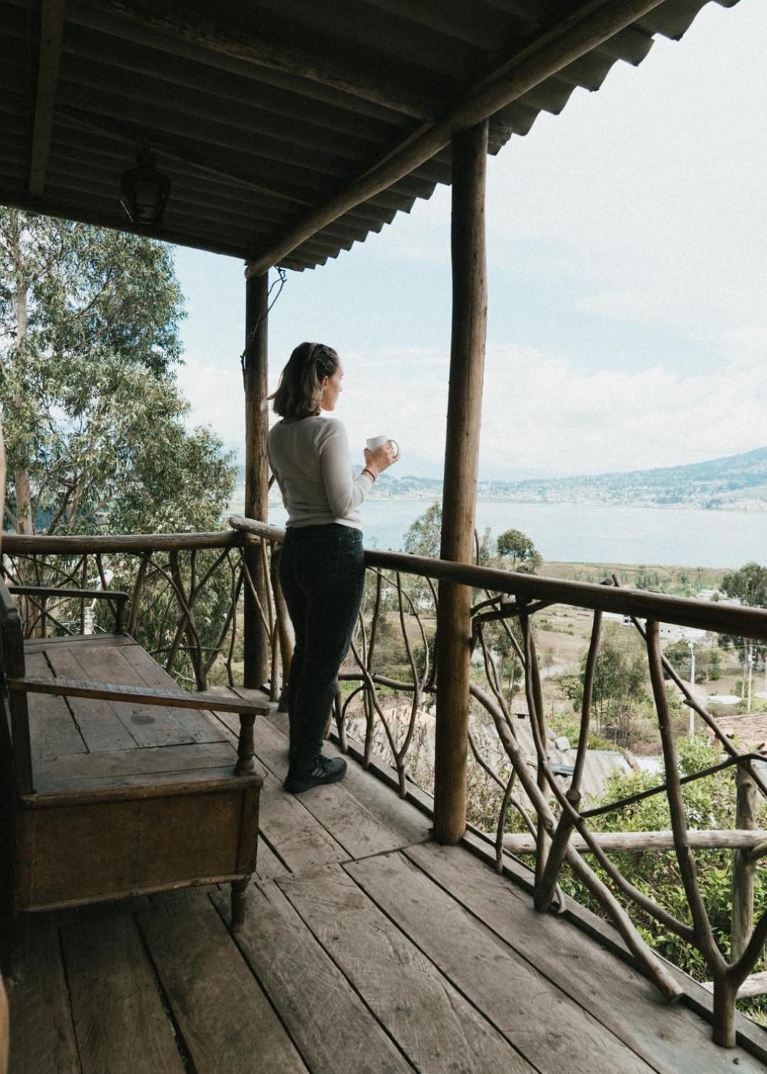 Cabanas Y Glampings Balcon Del Lago Otavalo Luaran gambar